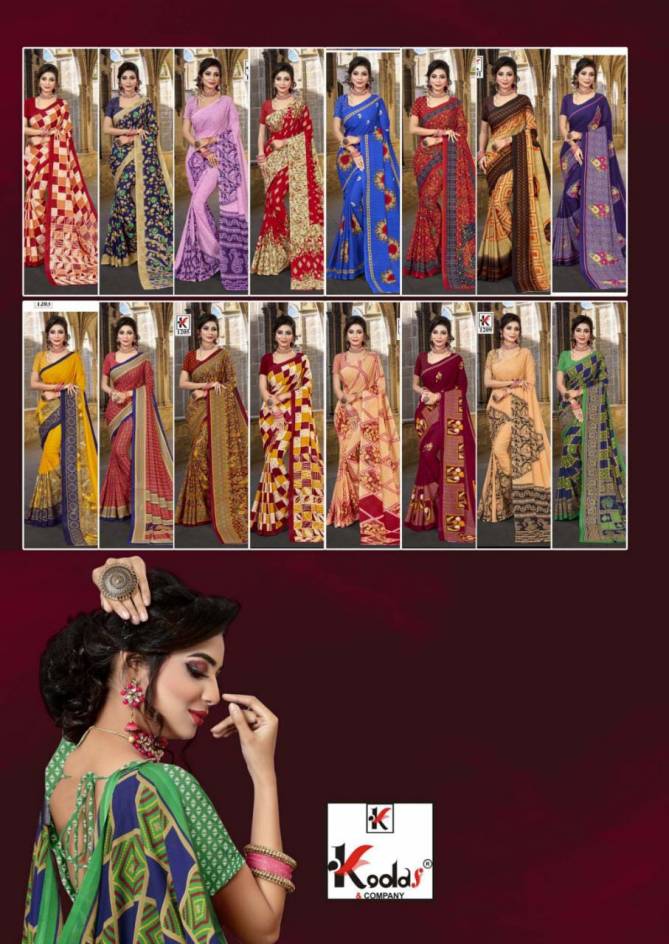 Halla Bol 102 Rennial Casual Daily Wear Renial Printed Saree Collection
